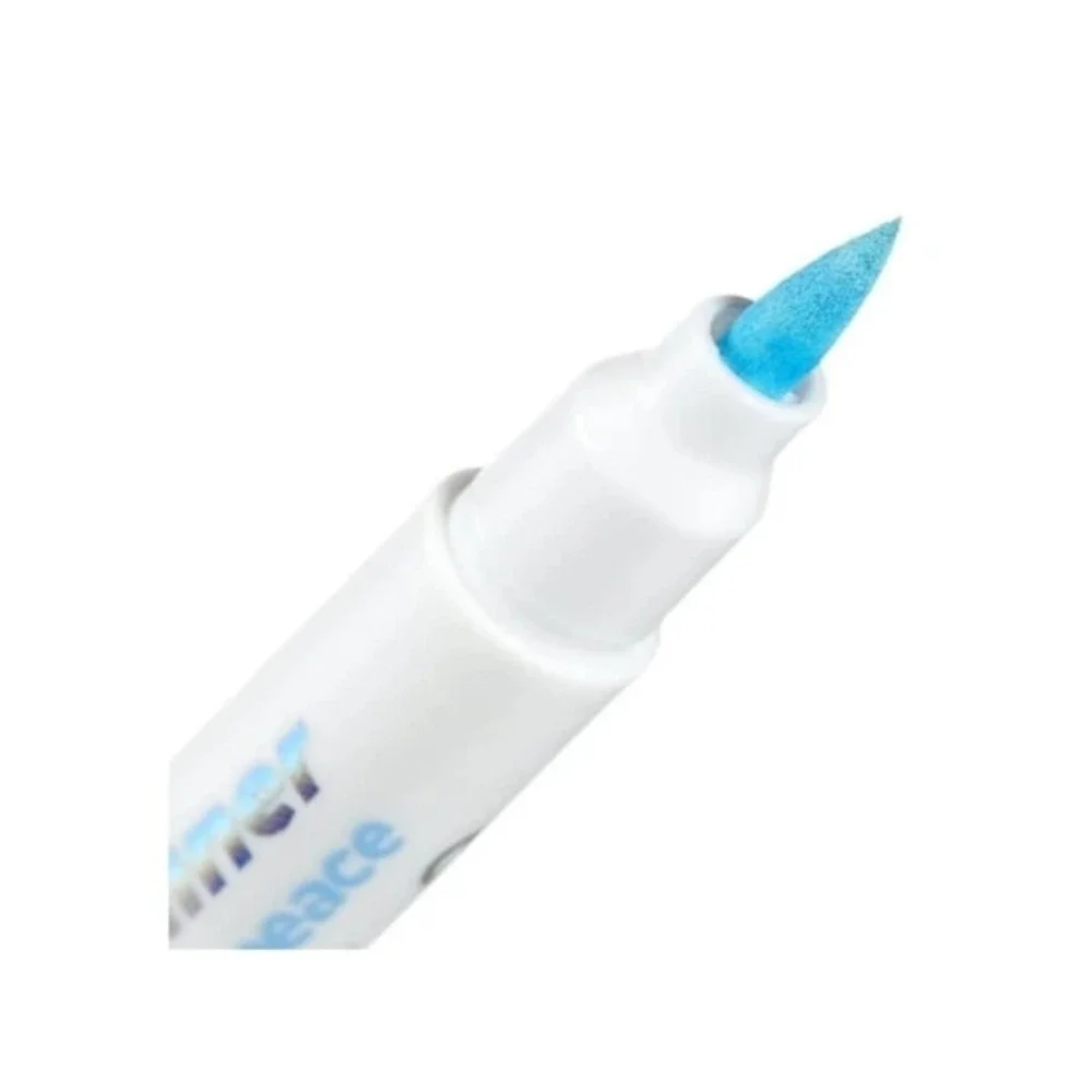 Lottie London Coloured Stamp Liner Blue Peace‎ Peace Sign Stamp Eyeliner Duo New